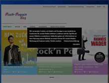 Tablet Screenshot of musik-magazin-blog.de